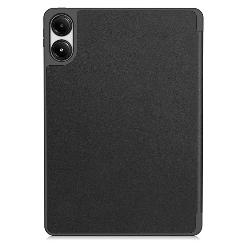 Tablet Case for Xiaomi Redmi Pad Pro / Redmi Pad Pro 5G / Poco Pad 4G Tri-Fold Stand Leather Cover with Pen Slot - Black-Cellmalls