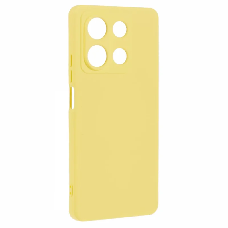 For Xiaomi Redmi Note 13 4G TPU Case 2.0mm Well-protected Anti-scratch Smartphone Cover - Yellow-Cellmalls