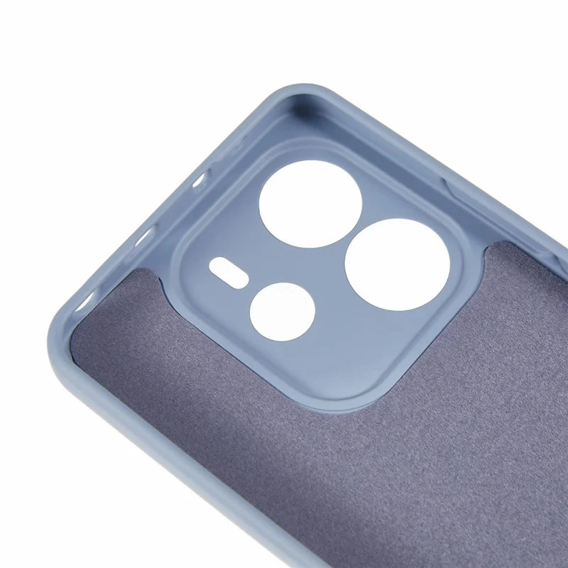 For Xiaomi Redmi Note 14 4G (164.84mm) Case Arc Edge 2.0mm TPU Protective Phone Cover - Grey-Cellmalls