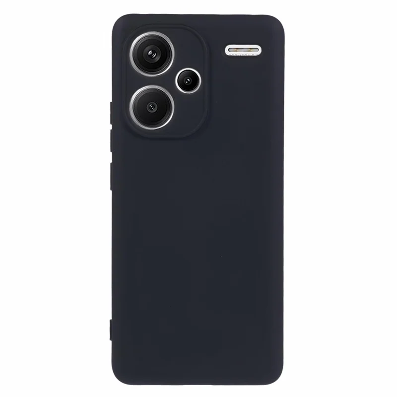 For Xiaomi Redmi Note 13 Pro+ 5G Cell Phone Case 2.0mm Scratch-resistant Soft TPU Back Cover - Black-Cellmalls