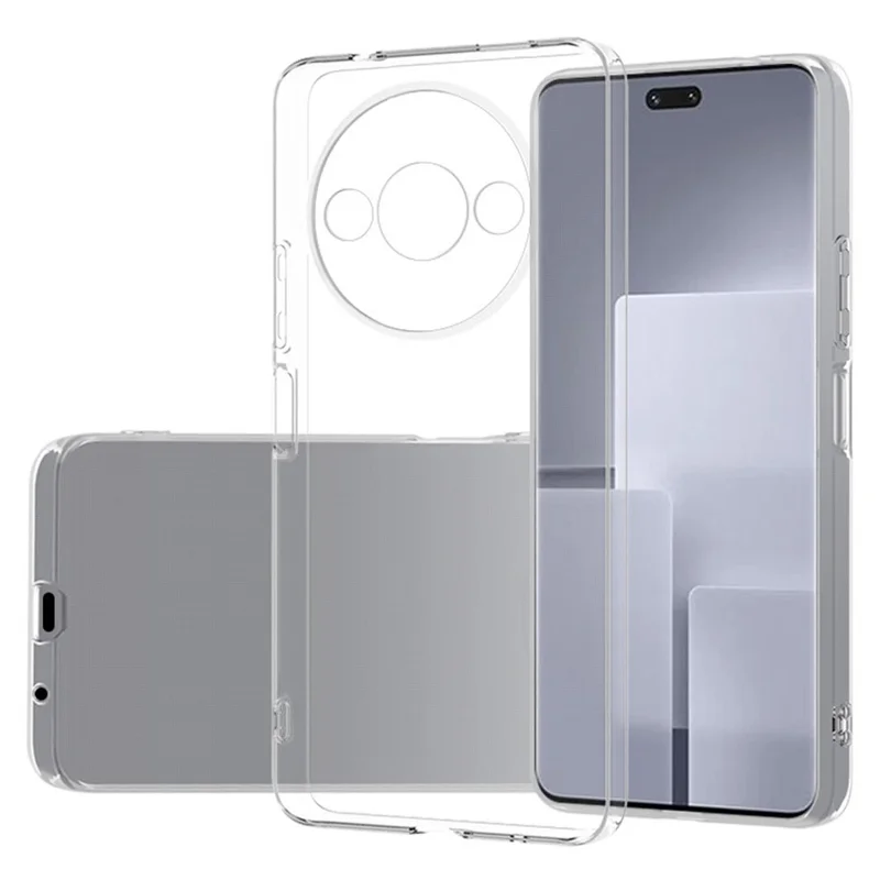 For Xiaomi Redmi A3 4G / Poco C61 4G TPU Case Transparent Cover Precise Cutout Lens Protection-Cellmalls