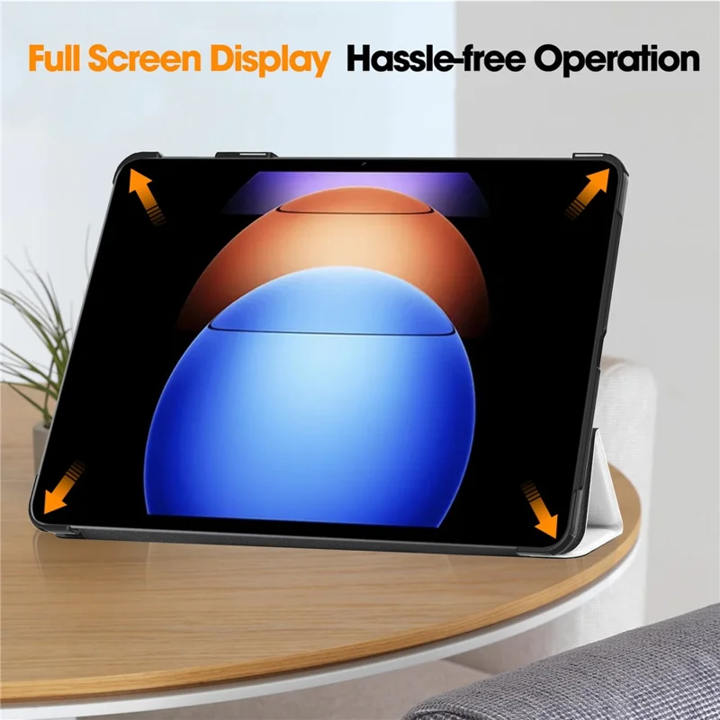 For Xiaomi Pad 6S Pro 12.4 Leather Case Trifold Stand Pattern Printing Tablet Cover - Cat-Cellmalls