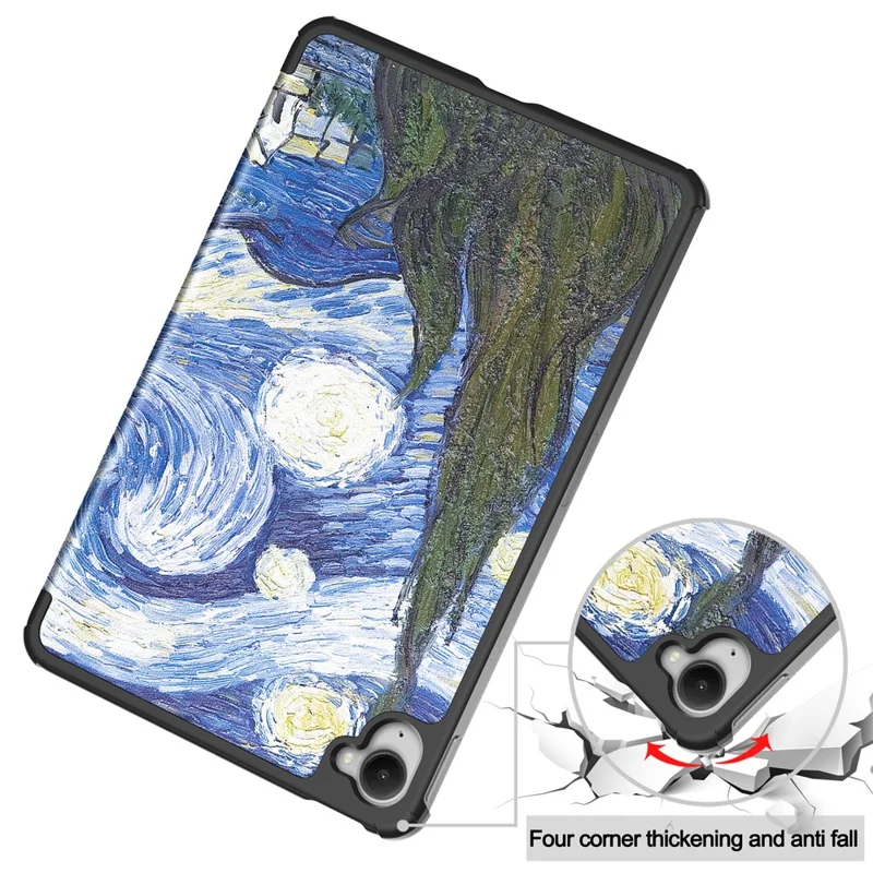 For Xiaomi Redmi K Pad Case Pattern Print Leather Stand Tablet Cover - Starry Sky-Cellmalls