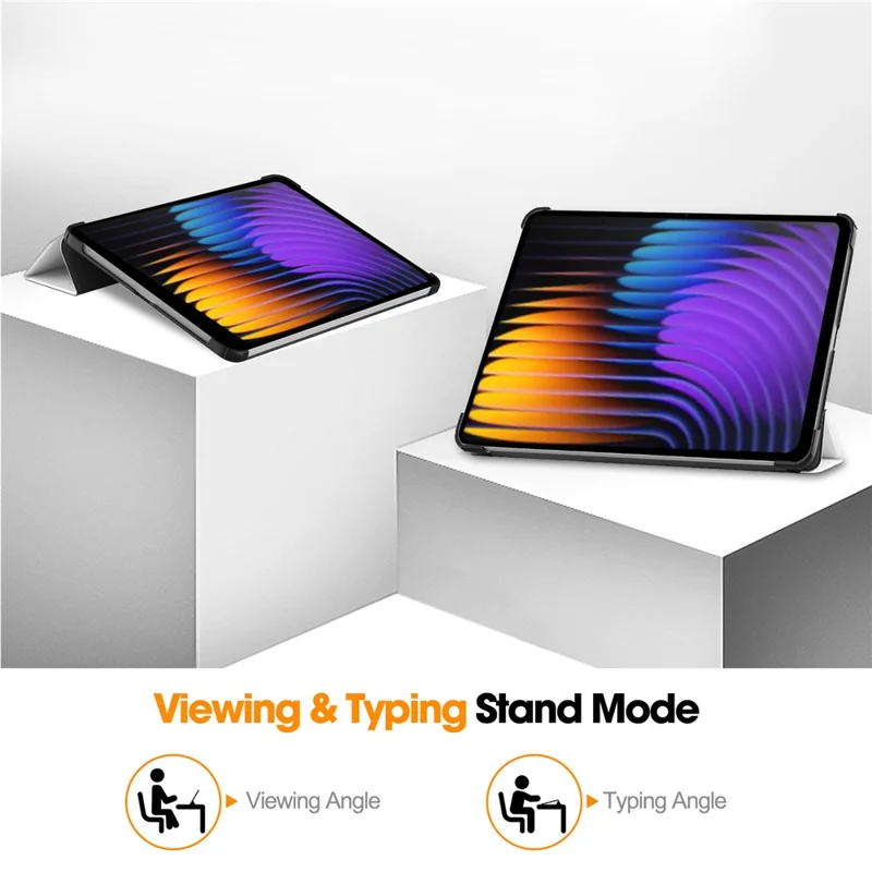 For Xiaomi Pad 7 Pro / Pad 7 Case Pattern Print Leather Stand Tablet Cover - Cat-Cellmalls