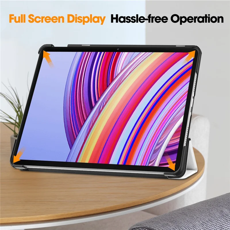 Tablet Case for Xiaomi Redmi Pad Pro / Pad Pro 5G / Xiaomi Poco Pad 4G Auto Wake / Sleep Trifold Stand Pattern Printed Leather Cover - Cat-Cellmalls