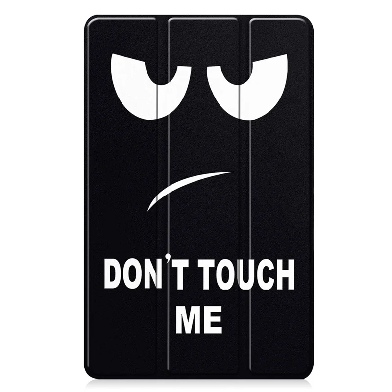 For Xiaomi Redmi Pad SE 4G 8.7 inch Stand Case Pattern Print Leather Tablet Cover - Don't Touch Me-Cellmalls