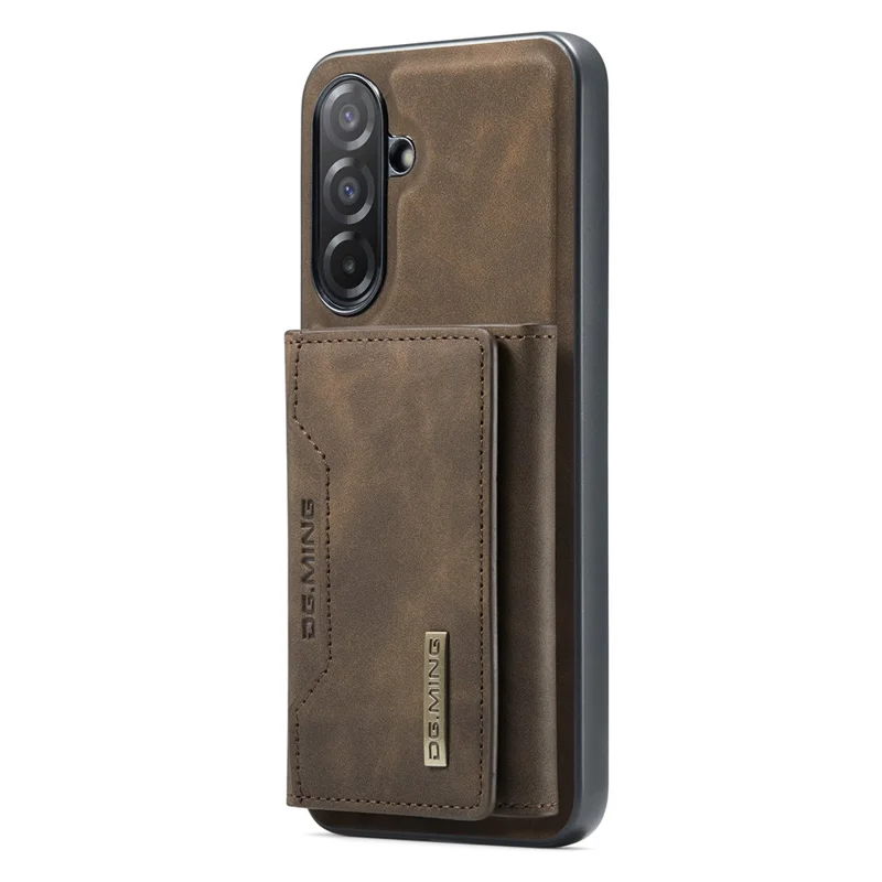 DG.MING M2 Series for Samsung Galaxy A26 5G Case PU + PC + TPU Phone Cover Detachable Wallet - Coffee-Cellmalls