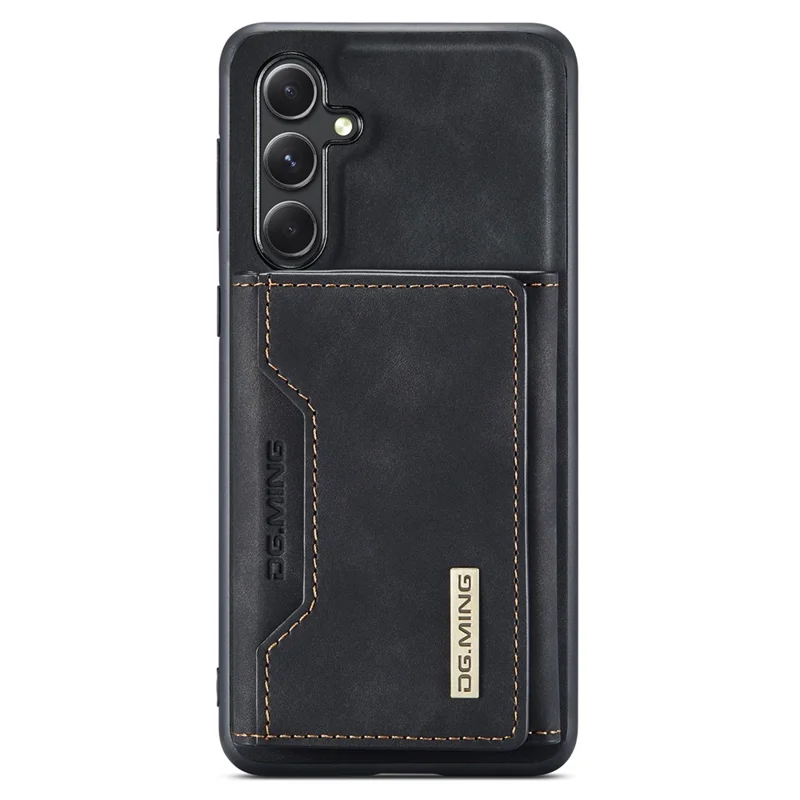 DG.MING M2 Series for Samsung Galaxy A16 5G / A16 4G Case PU+PC+TPU Phone Cover Detachable Wallet - Black-Cellmalls