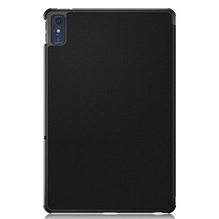 For Lenovo Tab M10 5G TB-360ZU Trifold Stand Smart Case PU Leather Full Body Protective Tablet Cover - Black-Cellmalls