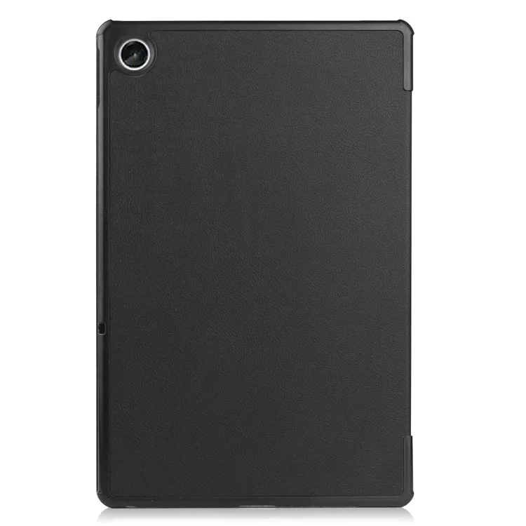 For Lenovo Tab M10 Plus (3rd Gen) PU Leather Trifold Stand Case Auto Sleep / Wake Tablet Full Protection Cover - Black-Cellmalls