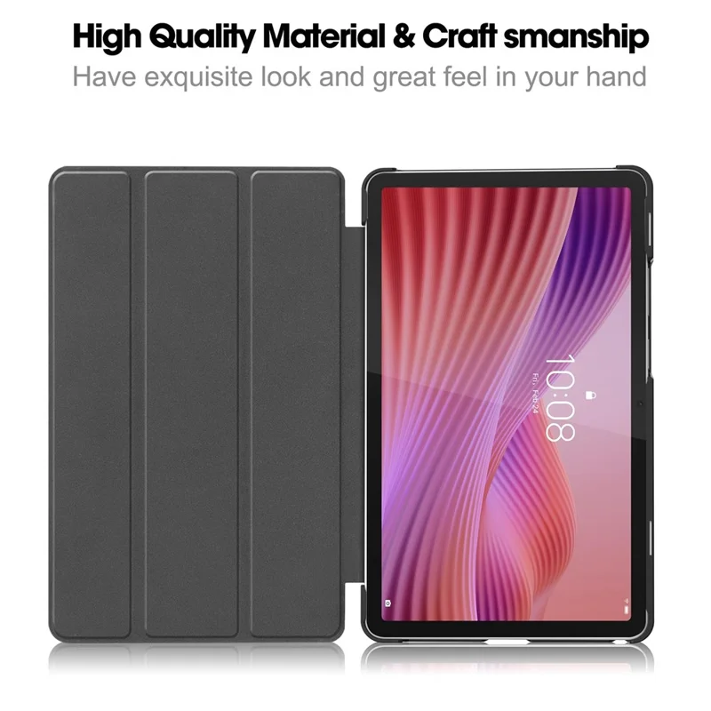 For Lenovo Tab K9  /  Tab One Case Anti-Drop Leather Stand Tablet Cover - Black-Cellmalls