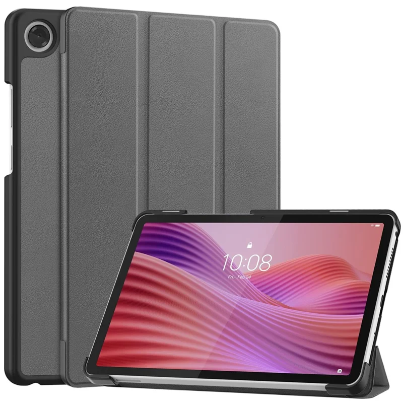 For Lenovo Tab K9  /  Tab One Case Anti-Drop Leather Stand Tablet Cover - Black-Cellmalls