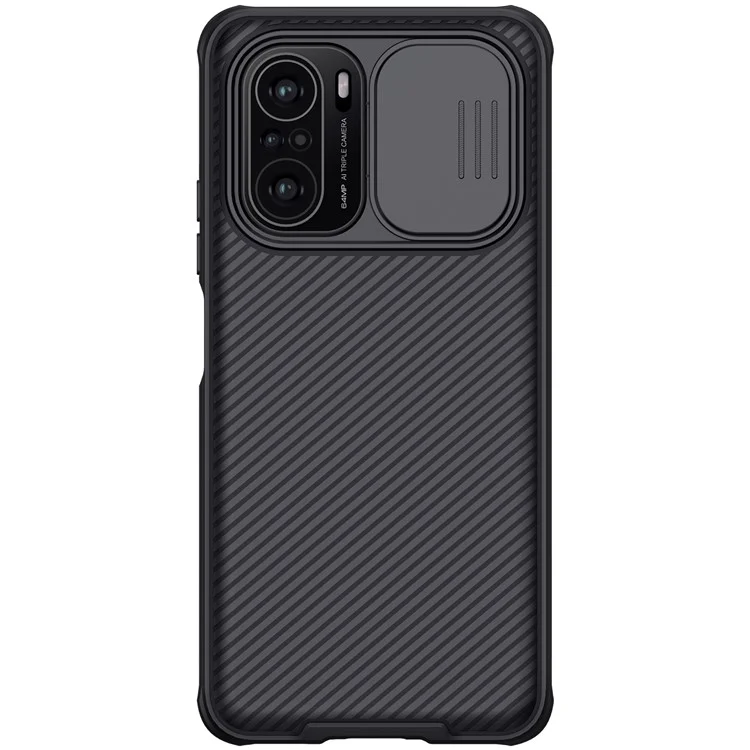 NILLKIN CamShield Case for Xiaomi Poco F3 / Redmi K40 / K40 Pro / K40 Pro+ Slide Camera Cover PC Hard Phone Case Cover - Black-Cellmalls