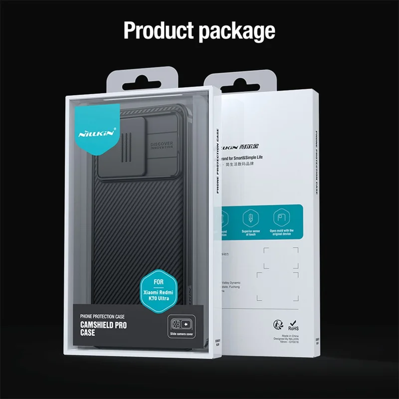 NILLKIN Camshield Pro Series for Xiaomi Redmi K70 Ultra Case PC+TPU Slide Camera Lid Phone Cover - Green-Cellmalls