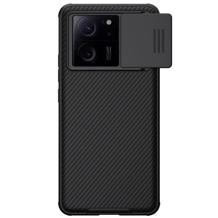 NILLKIN CamShield Pro Series For Xiaomi Redmi K60 Ultra / 13T / 13T Pro Case Slide Camera Shield PC+TPU Cellphone Cover - Black-Cellmalls