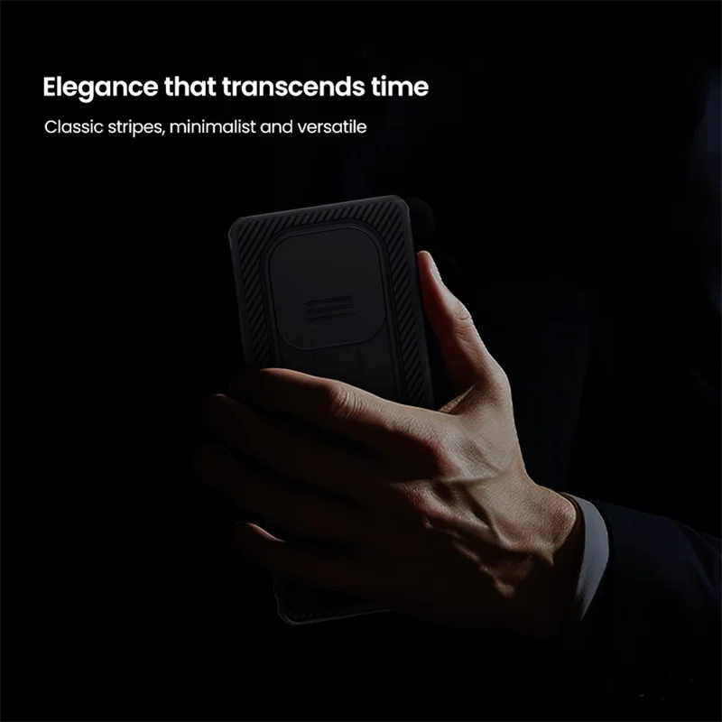 NILLKIN Camshield Pro Series for Xiaomi Redmi Note 14 Pro 5G / Poco X7 5G Case PC+TPU Slide Camera Lid Phone Cover - Black-Cellmalls