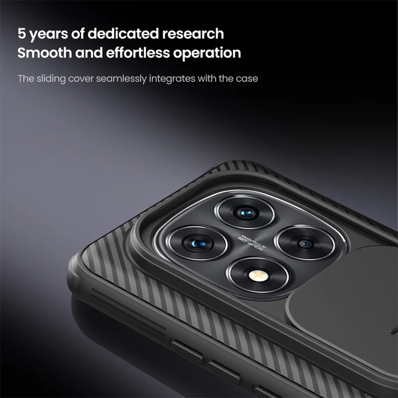 NILLKIN Camshield Pro Series for Xiaomi Redmi Note 14 Pro+ 5G Case PC+TPU Slide Camera Lid Phone Cover - Black-Cellmalls