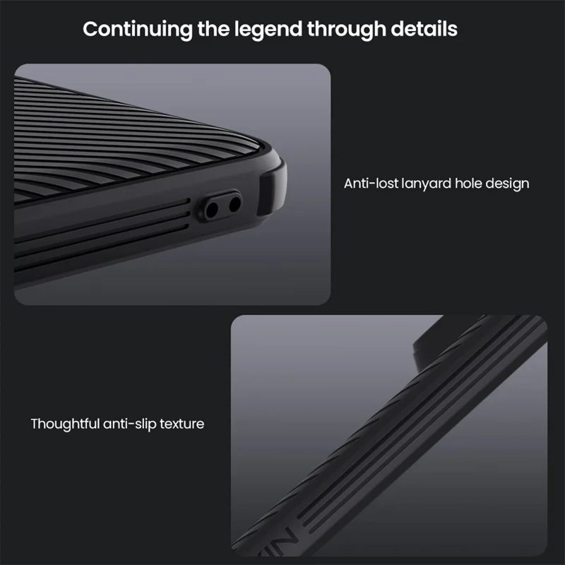 NILLKIN Camshield Pro Series for Xiaomi Redmi Note 14 Pro+ 5G Case PC+TPU Slide Camera Lid Phone Cover - Black-Cellmalls