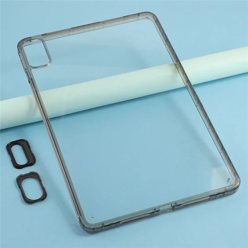 Tablet Case For Huawei MatePad SE 11 / MatePad 11 (2023) / (2021) Flexible TPU + Acrylic Shockproof Cover with Lens Frames - Grey-Cellmalls