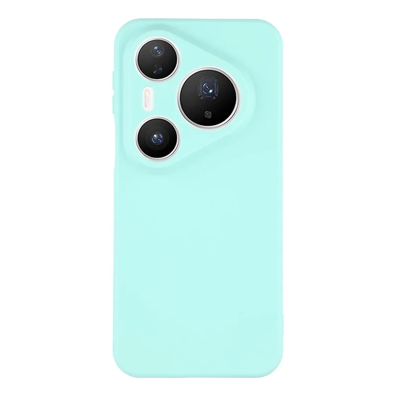 For Huawei Pura 80 Pro / Pura 80 Pro+ Case Precise Cutouts Straight Edge TPU Shockproof Phone Cover - Baby Blue-Cellmalls
