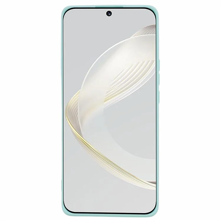 Straight Edge Phone Case for Huawei nova 11 / nova 12s 4G / nova 12 Lite 4G , Precise Cutout Anti-scratch TPU Cover - Light Green-Cellmalls