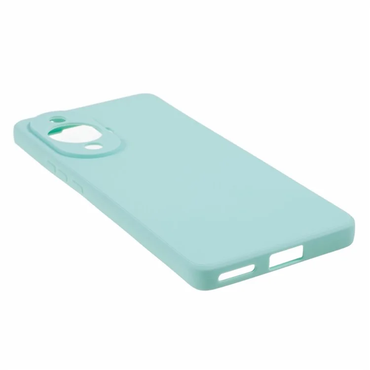 Straight Edge Phone Case for Huawei nova 11 / nova 12s 4G / nova 12 Lite 4G , Precise Cutout Anti-scratch TPU Cover - Light Green-Cellmalls