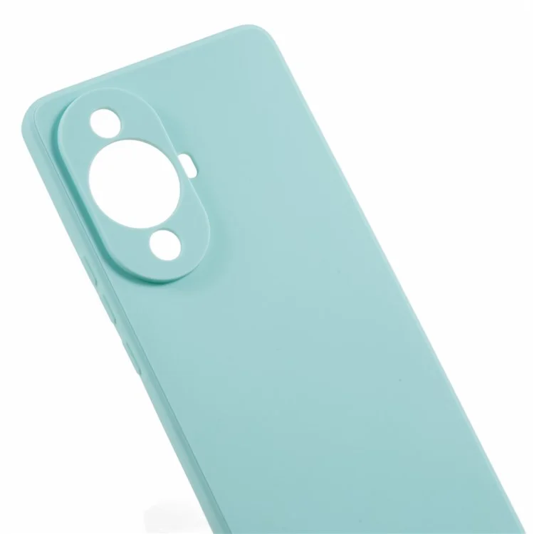 Straight Edge Phone Case for Huawei nova 11 / nova 12s 4G / nova 12 Lite 4G , Precise Cutout Anti-scratch TPU Cover - Light Green-Cellmalls
