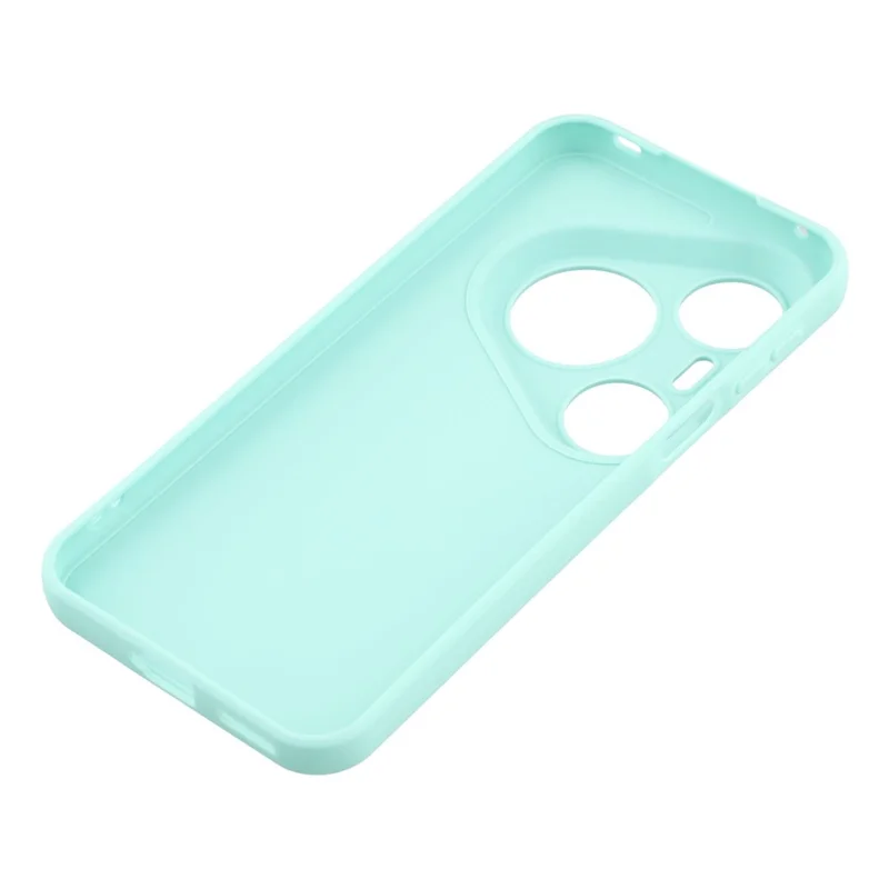 For Huawei Pura 80 Pro / Pura 80 Pro+ Case Precise Cutouts Straight Edge TPU Shockproof Phone Cover - Baby Blue-Cellmalls