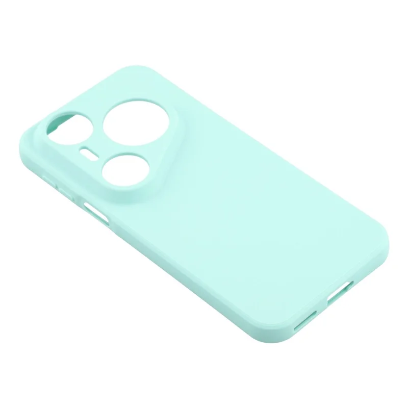 For Huawei Pura 80 Pro / Pura 80 Pro+ Case Precise Cutouts Straight Edge TPU Shockproof Phone Cover - Baby Blue-Cellmalls