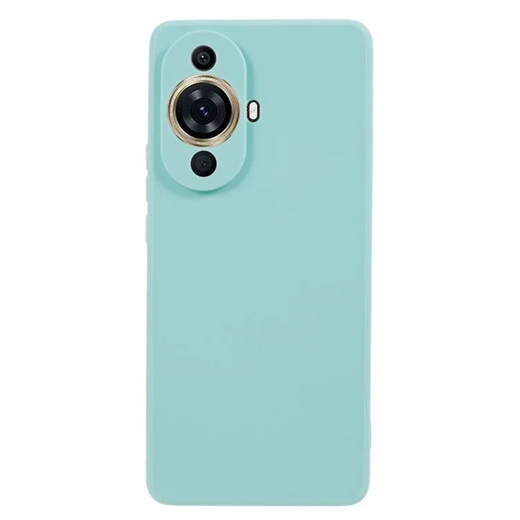 Straight Edge Phone Case for Huawei nova 11 / nova 12s 4G / nova 12 Lite 4G , Precise Cutout Anti-scratch TPU Cover - Light Green-Cellmalls