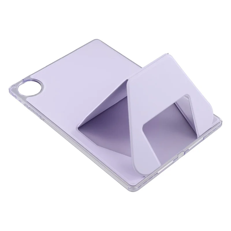 For Huawei MatePad Pro 12.2 (2024) Case TPU PU Leather Kickstand Tablet Cover - Purple-Cellmalls