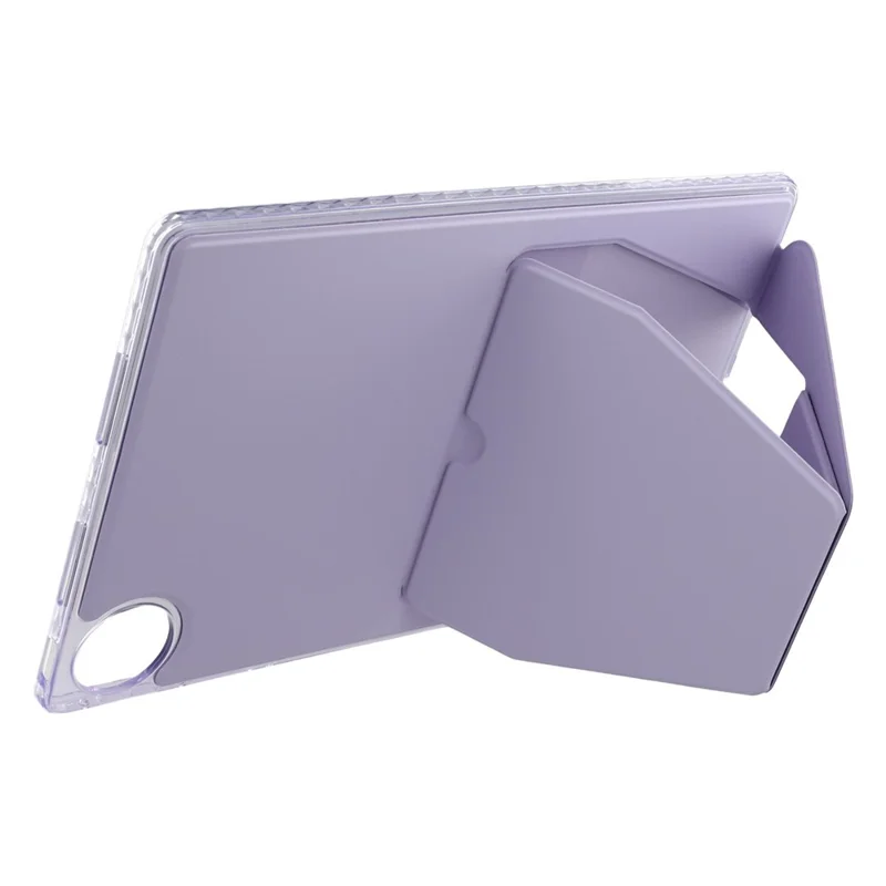 For Huawei MatePad Pro 12.2 (2024) Case TPU PU Leather Kickstand Tablet Cover - Purple-Cellmalls