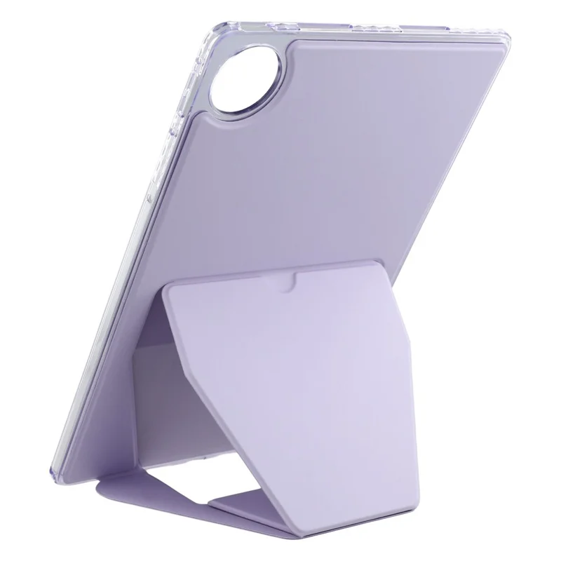 For Huawei MatePad Pro 12.2 (2024) Case TPU PU Leather Kickstand Tablet Cover - Purple-Cellmalls