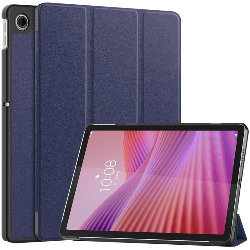 For Lenovo Tab TB311FU Case Anti-Drop Leather Stand Tablet Cover - Dark Blue-Cellmalls