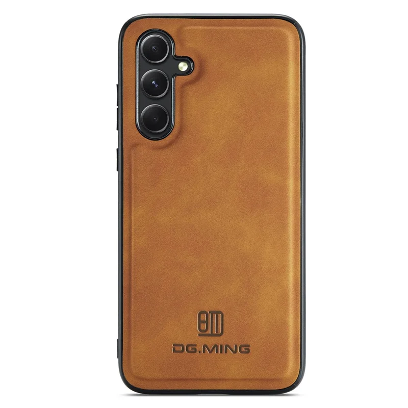 DG.MING M2 Series for Samsung Galaxy A36 5G Case PU+PC+TPU Phone Cover Detachable Wallet - Brown-Cellmalls