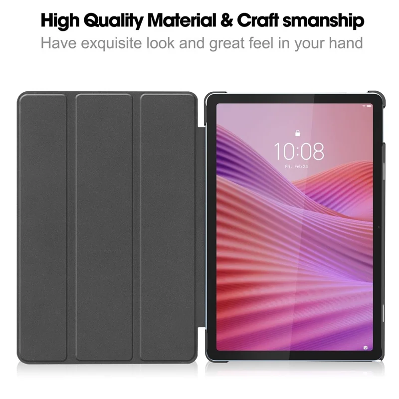For Lenovo Tab TB311FU Case Anti-Drop Leather Stand Tablet Cover - Dark Blue-Cellmalls