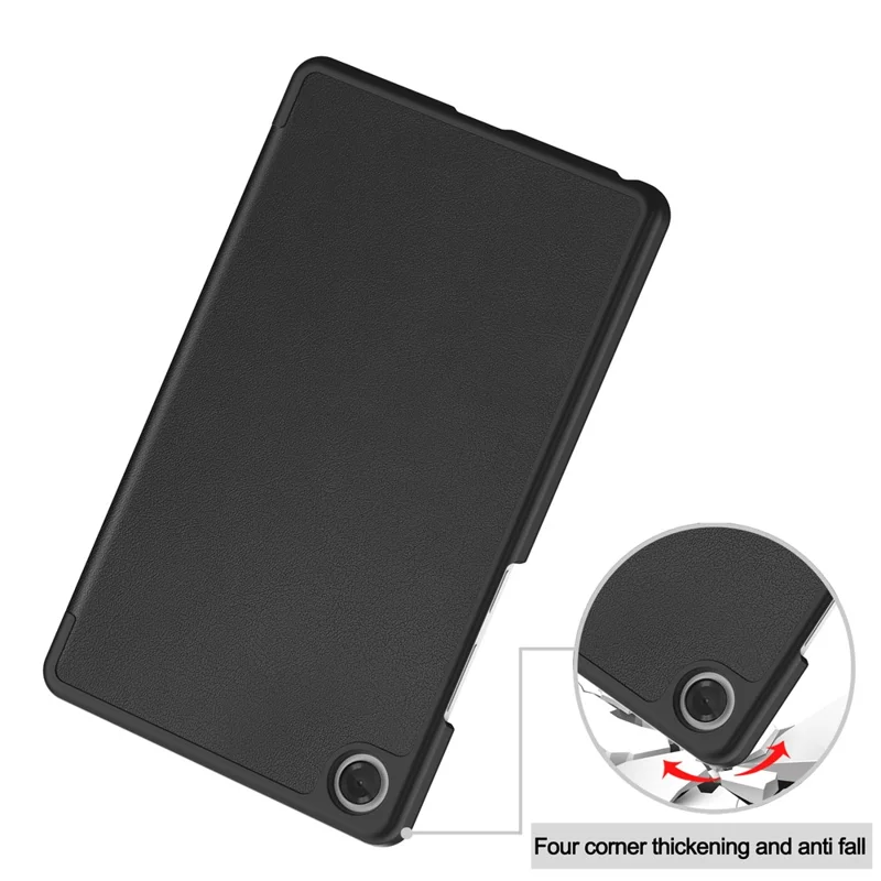 For Lenovo Tab K9  /  Tab One Case Anti-Drop Leather Stand Tablet Cover - Black-Cellmalls