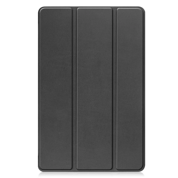 For Lenovo Tab P11 Gen 2 PU Leather Tri-fold Stand Tablet Shockproof Case Auto Wake / Sleep Full Protection Cover - Black-Cellmalls