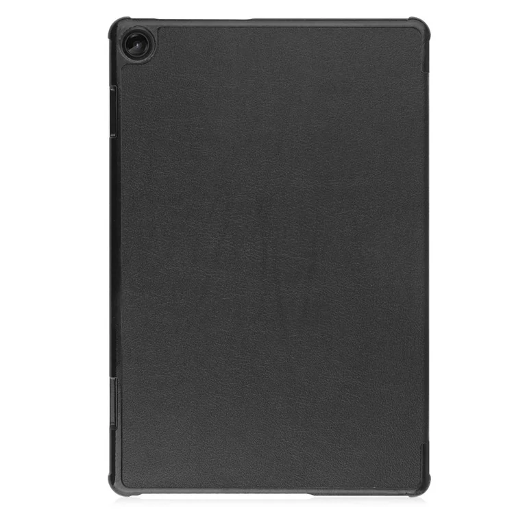 For Lenovo Tab M10 (Gen 3) TB-328FU / TB-328XU PU Leather Trifold Stand Cover Auto Sleep / Wake Case - Black-Cellmalls