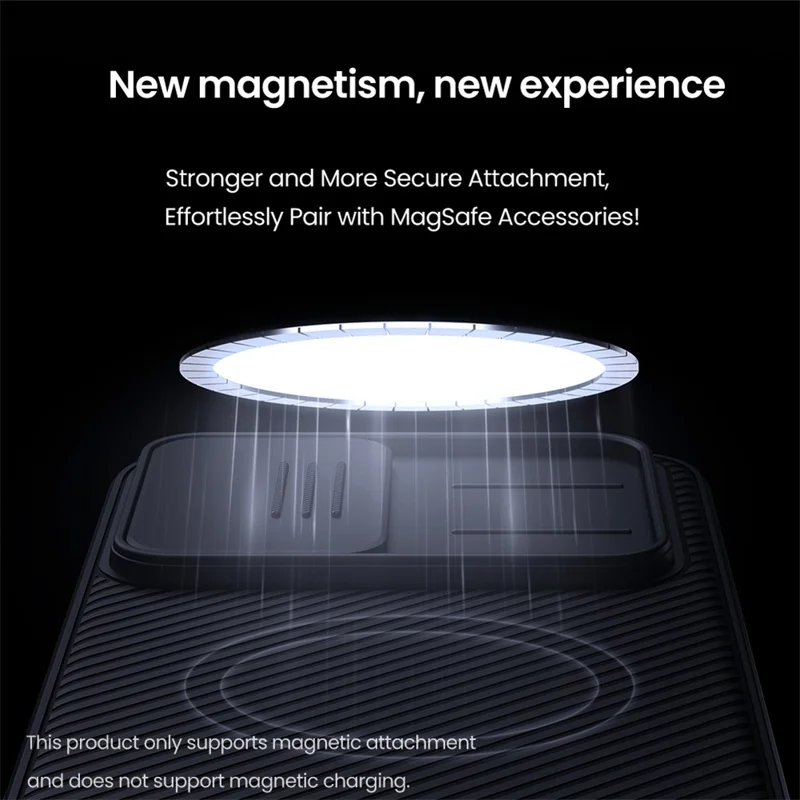 NILLKIN Camshield Pro for Xiaomi Poco F7 5G  /  Redmi Turbo 4 Pro 5G Case Compatible with MagSafe TPU + PC Phone Cover with Slider Camera-Cellmalls