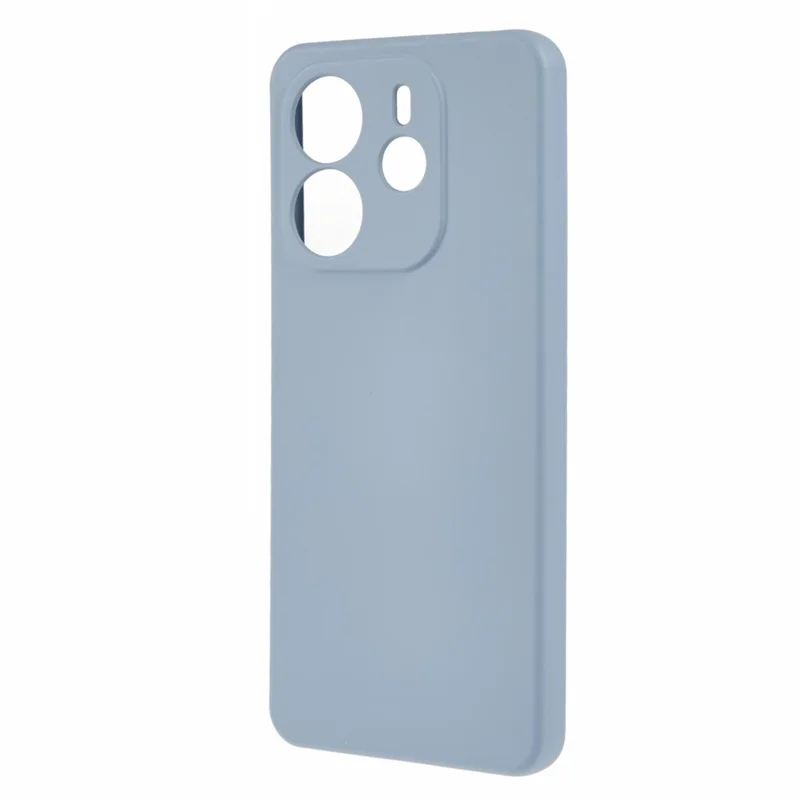 For Xiaomi Redmi Note 14 4G (164.84mm) Case Arc Edge 2.0mm TPU Protective Phone Cover - Grey-Cellmalls
