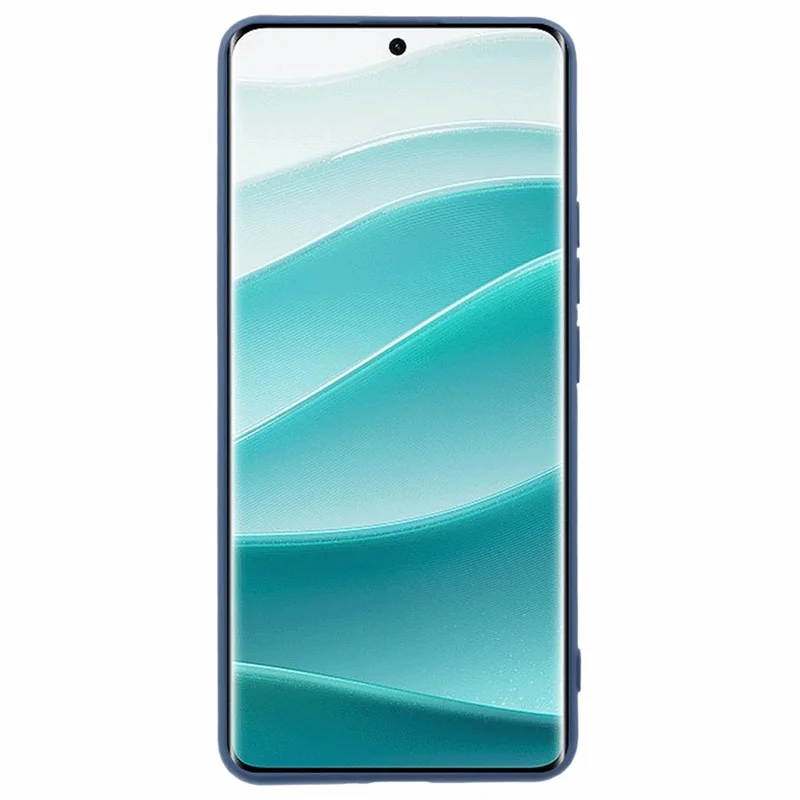 For Xiaomi Redmi Note 14 Pro+ 5G Case Arc Edge 2.0mm TPU Protective Phone Cover - Blue-Cellmalls