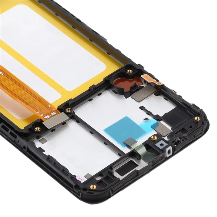 Grade C LCD Screen and Digitizer Assembly + Frame Replacement Part (without Logo) for Samsung Galaxy A20e SM-A202 - Black-Cellmalls