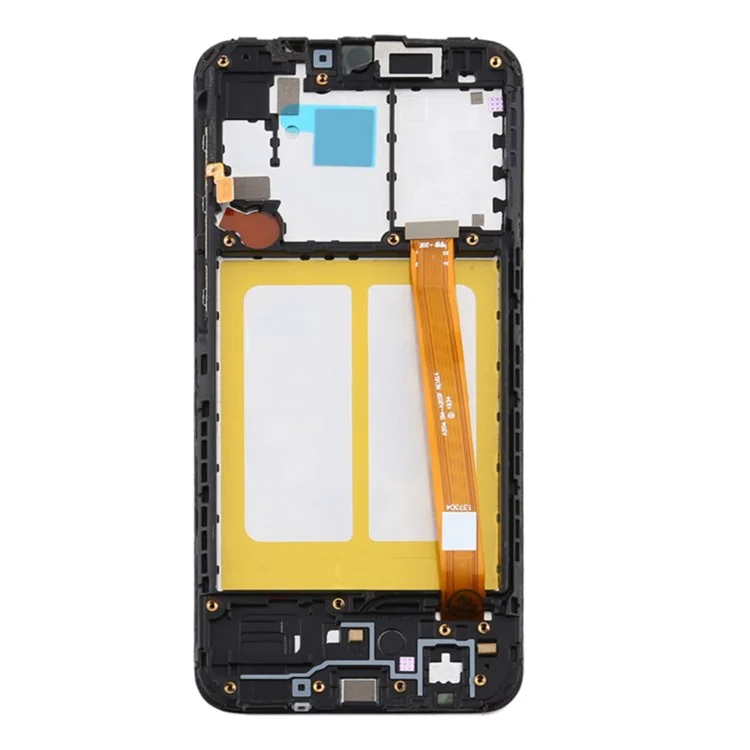 Grade C LCD Screen and Digitizer Assembly + Frame Replacement Part (without Logo) for Samsung Galaxy A20e SM-A202 - Black-Cellmalls