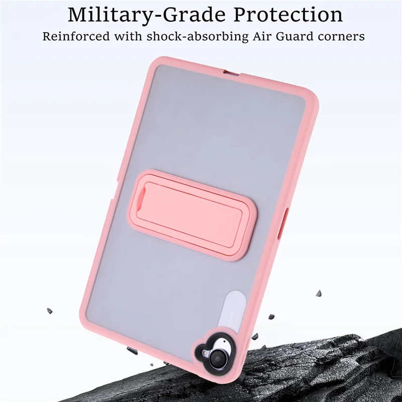 For Xiaomi Redmi K Pad Case with Kickstand TPU + PC Skin-Touch Tablet Cover - Pink-Cellmalls
