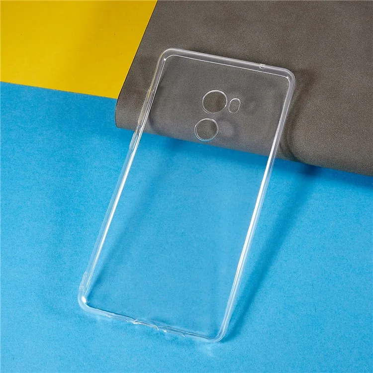 For Xiaomi Mi Mix 2 Soft TPU Clear Cover Slim Anti-Scratch Protective Phone Case-Cellmalls