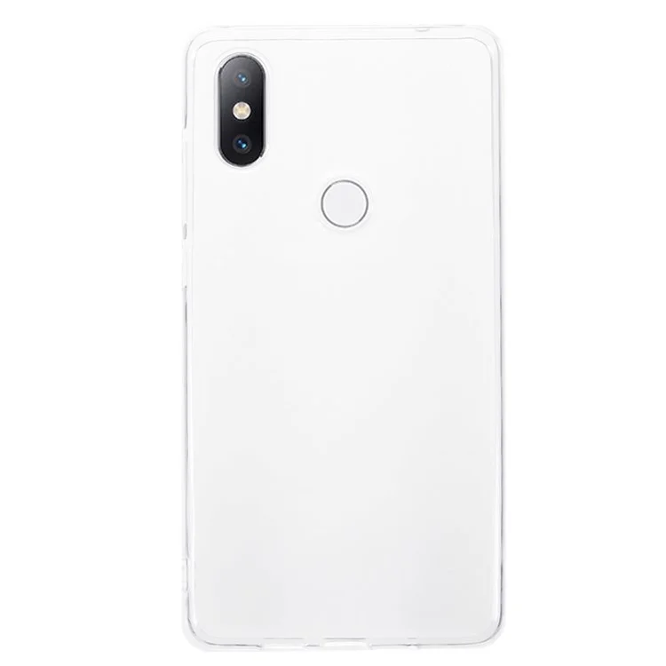 For Xiaomi Mi Mix 2s Transparent Soft TPU Phone Case Shockproof Ultra-Thin Back Cover-Cellmalls