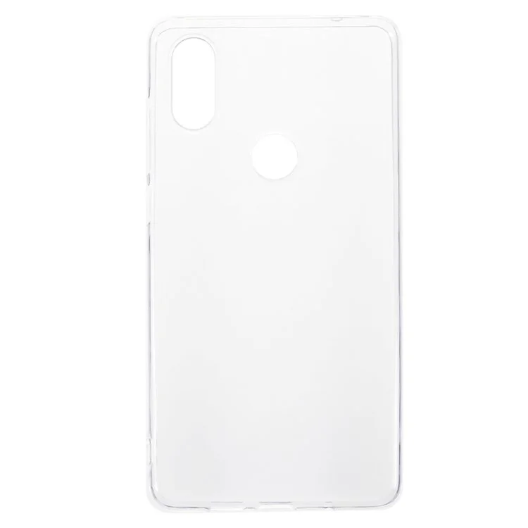 For Xiaomi Mi Mix 2s Transparent Soft TPU Phone Case Shockproof Ultra-Thin Back Cover-Cellmalls
