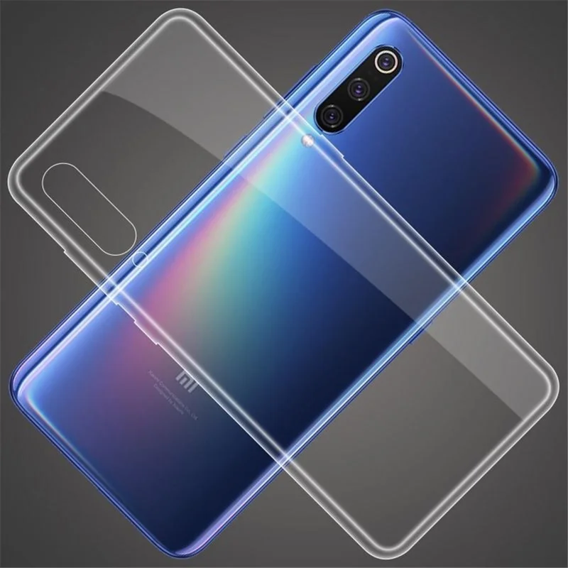 Wholesale Phone Case for Xiaomi Mi 9 Flexible TPU Shell HD Transparent Cover with Precise Lens Cutouts-Cellmalls
