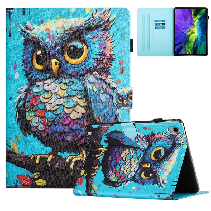For Xiaomi Redmi Pad 2 Case Pattern Printing Leather Tablet Cover with Card Holder - Bird-Cellmalls